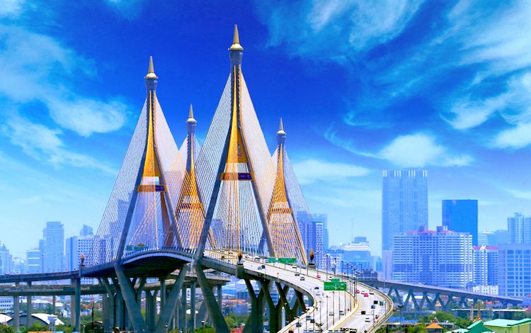 Bhumibol Brücke Bangkok