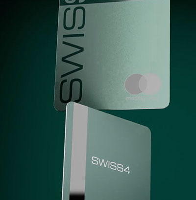 Ansicht der World Elite Debitkarte der Neo-Bank Swiss4